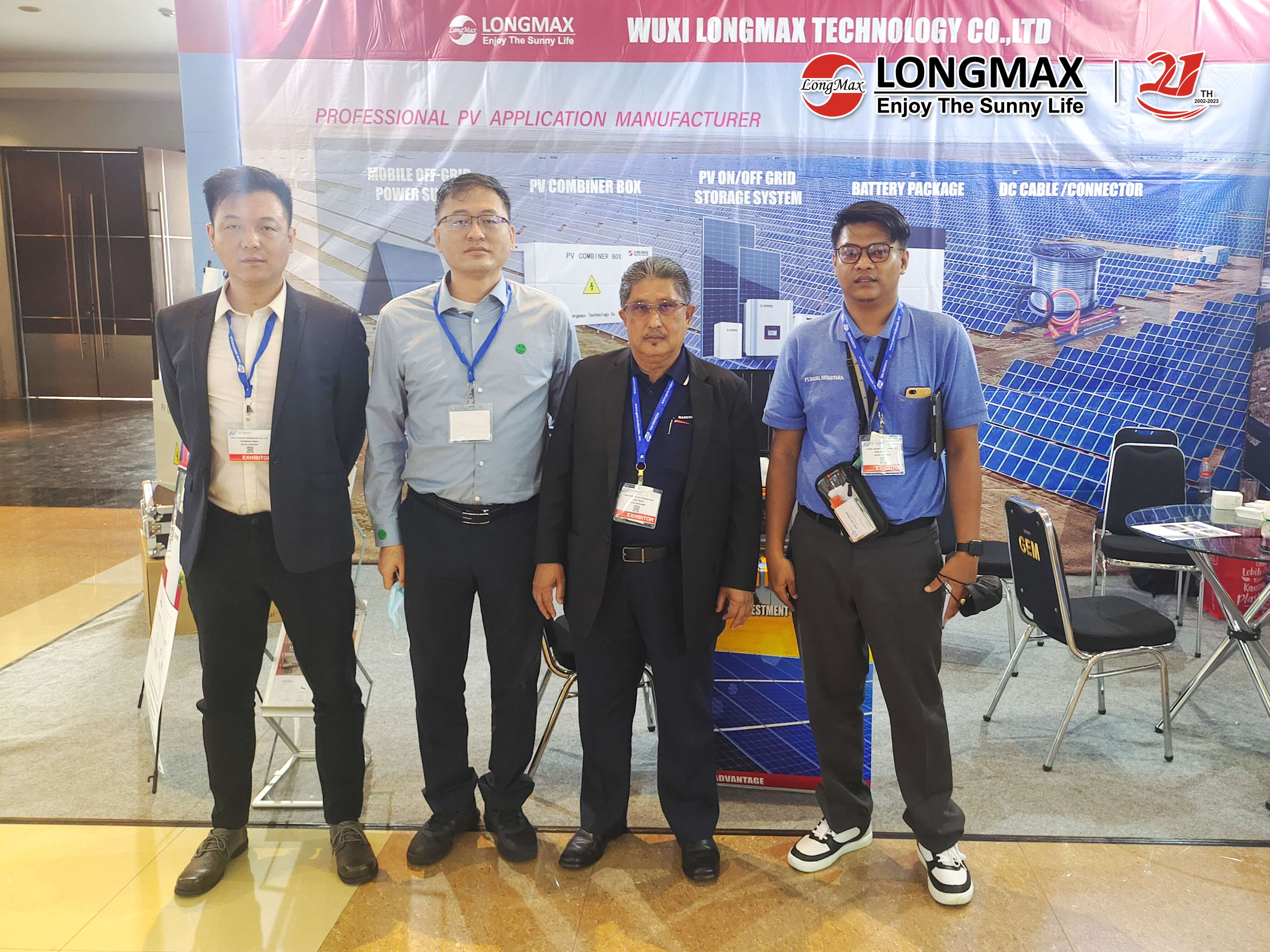 Set sail after a dream | Longmax appeared at Solartech Indonesia